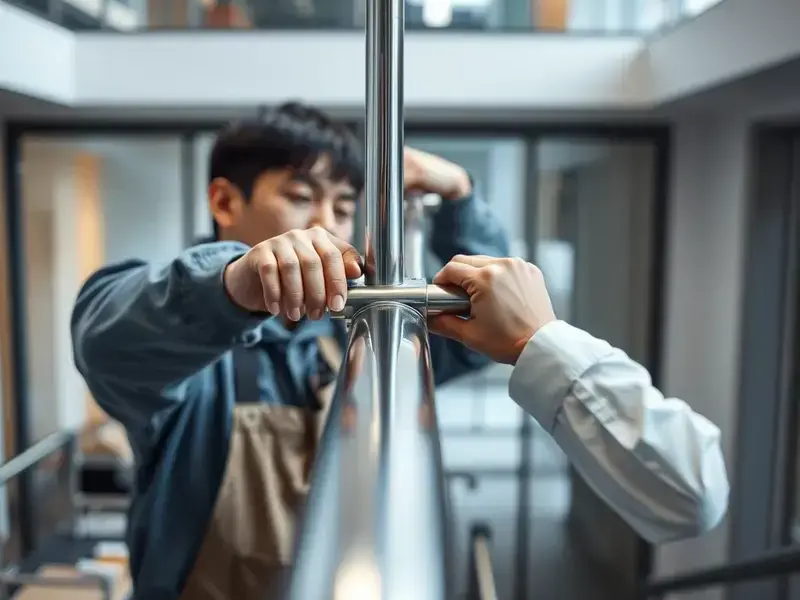 金属加工の様子