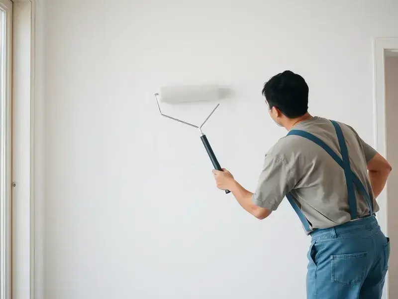 塗装工事の様子